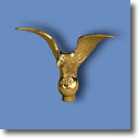 Flying Eagle Flag Pole Ornament