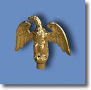 Perched Eagle Flag Pole Ornament